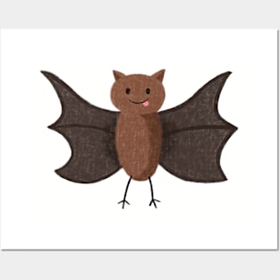 Happy Bat Posters and Art